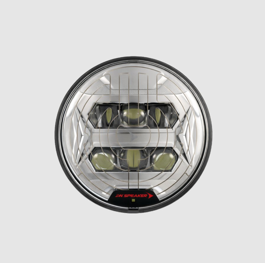 JW Speaker 12-24V DOT LED Right Hand High and Low Beam Headlight (Part #0562401)