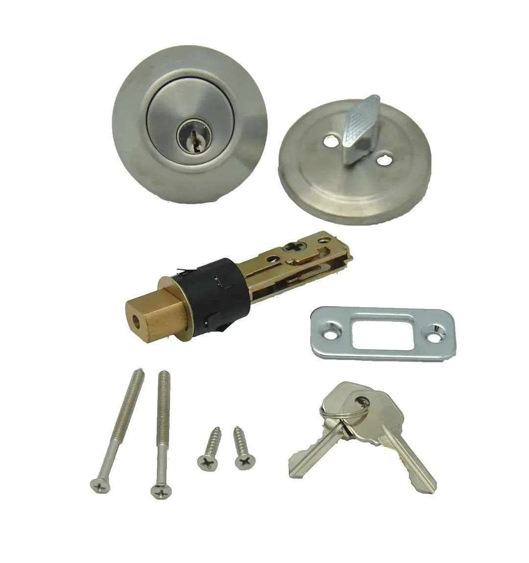 AP Products Single Dead Bolt SS - Durable Stainless Steel Lock for Enhanced Security by AP PRODUCTS
