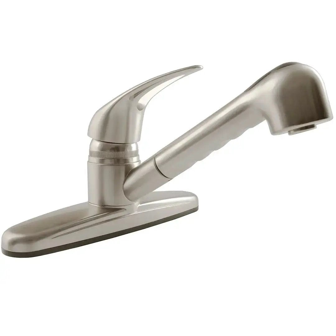 DURA FAUCET DFPK100SN Plastic Pull-Out RV Kitchen Faucet by DURA FAUCET