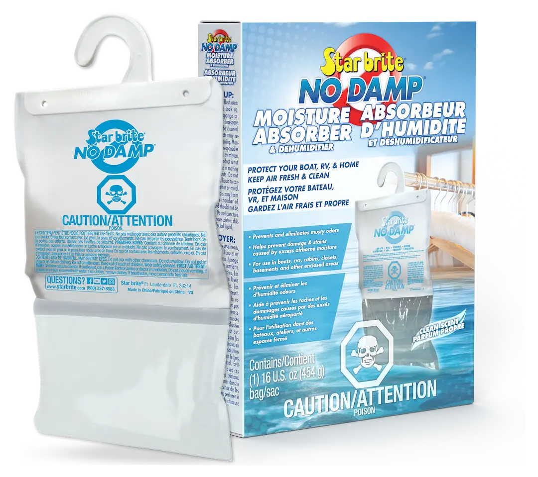 Star Brite No Damp Hanging Dehumidifier 14 oz – Ideal for Marine and RV Use