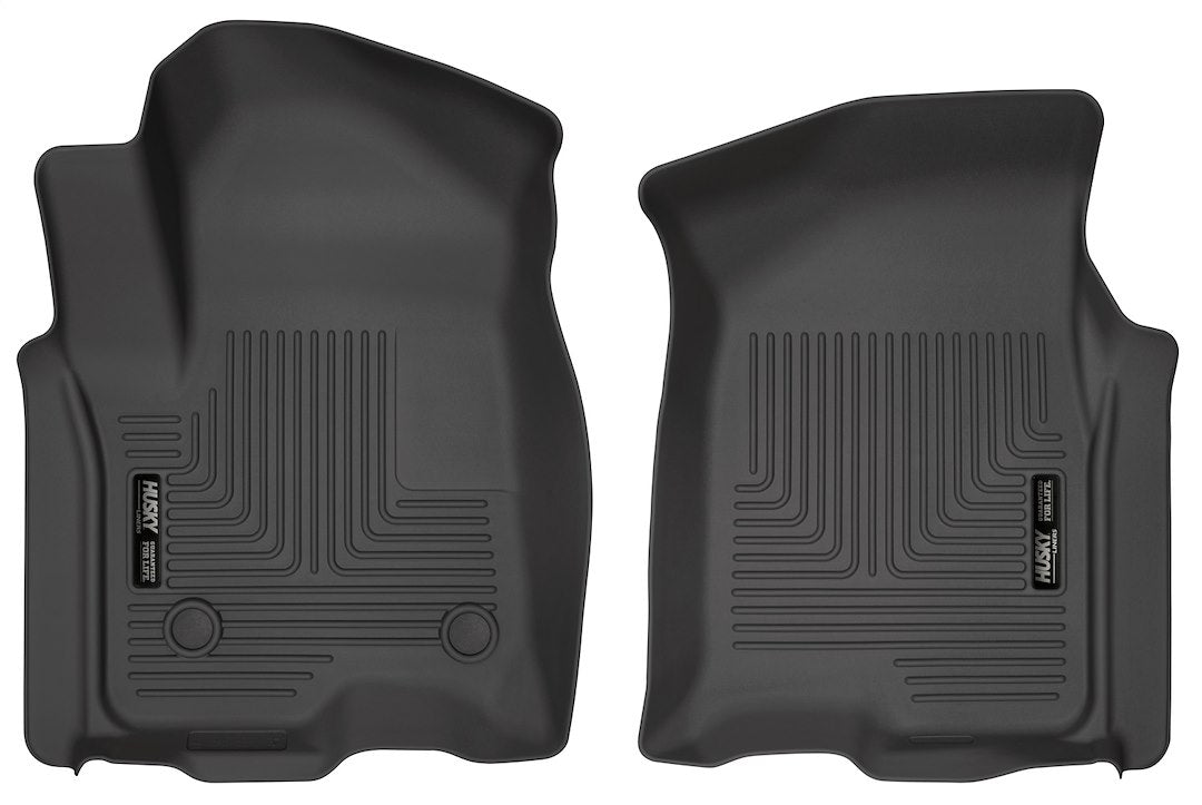 HuskyLiner WB Front 19 Silverado Floor Mats for Chevrolet Silverado and GMC Sierra