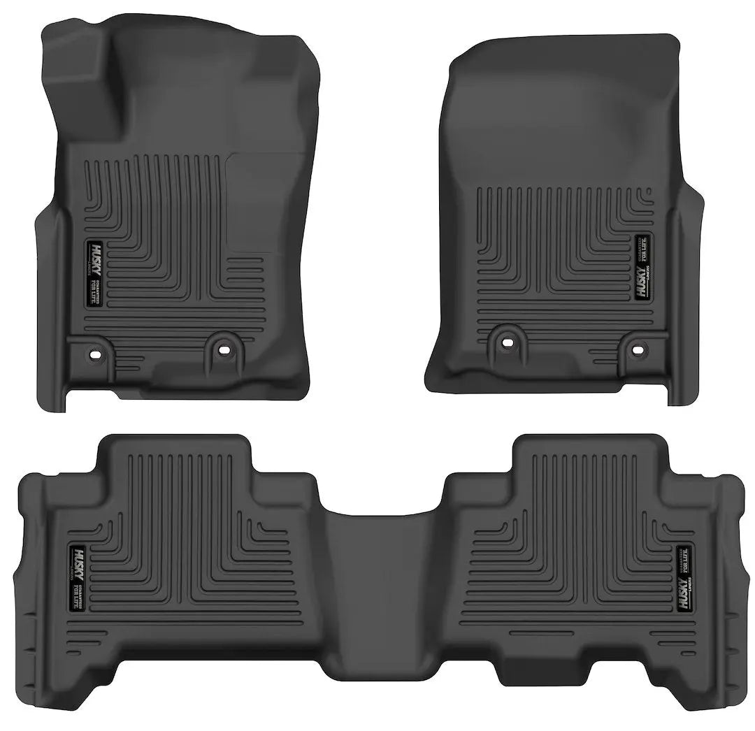 Huskyliner W.B. 4Runner 4-Piece Black Floor Mat Set - Fits 2013-2018 Toyota 4Runner & Lexus GX460
