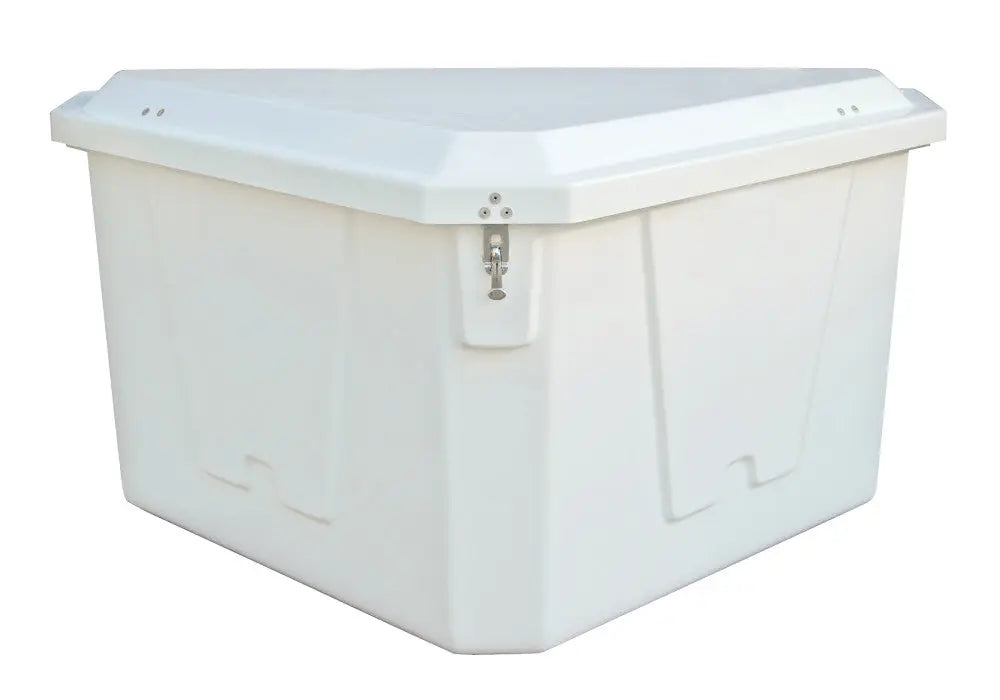 Taylor Made Stow 'N Go Dock Box Triangle 27.5" – Durable Marine Storage Solution