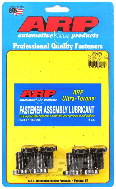 ARP HNDA B-Series Flywheel Bolts with Part Number 2082802
