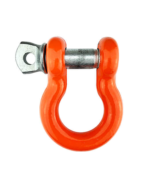 MileMarker 6050158 D-Ring, 5/8 Inch Orange Heavy-Duty Tie-Down Anchor