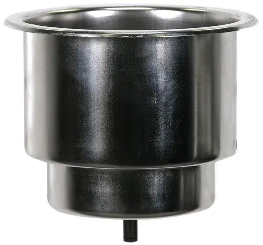 Whitecap Industries 304 Stainless Steel Cupholder with Drain - Part S3511C