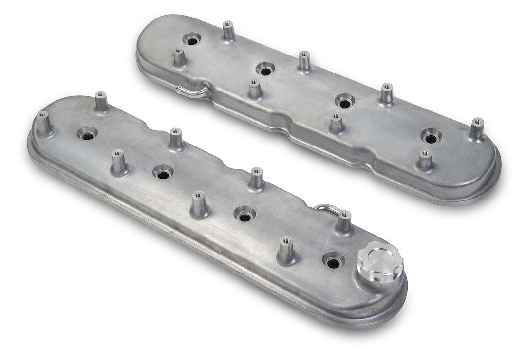 Holley GM Valve Cover Natural Cast - Part Number 24188