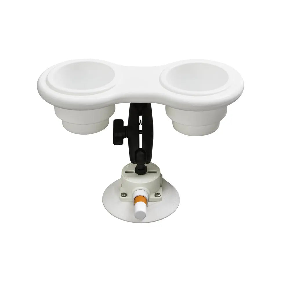 Seasucker MC5303W Angle Mount Cup Holder – Dual Pack for Secure Beverage Storage