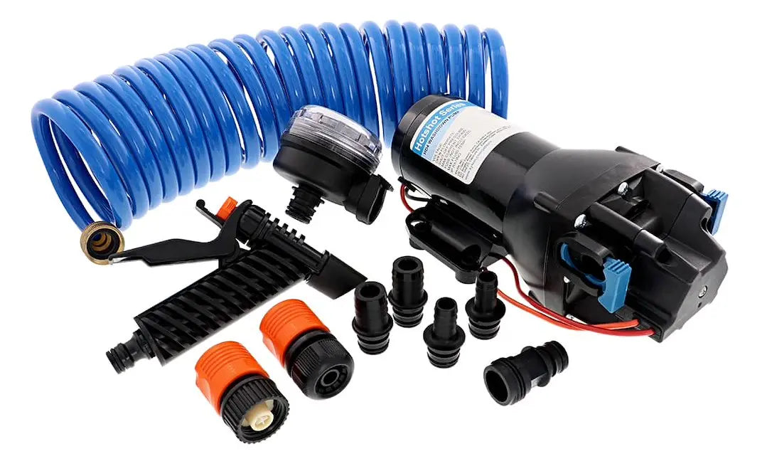 JABSCO Hotshot HD4 12V 4 GPM 60 PSI Pump - Reliable Marine and Industrial Performance