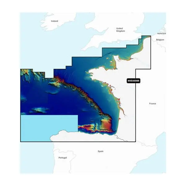 Garmin Carto 010C123500 Bay of Biscay Navigation Chart with Navionics Vision for Garmin Devices