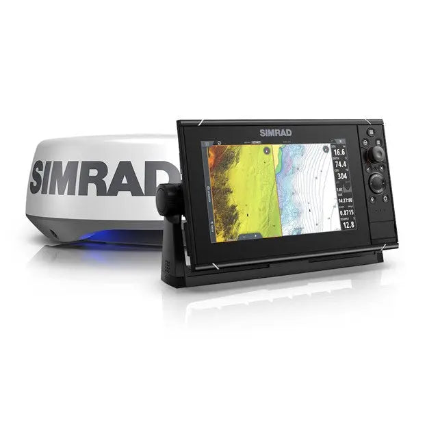 Simrad NSS9 Evo3 with Marine Chartplotter, Fish Finder, Halo20+ Radar, and Multi-Function Display