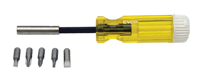 AP Products Multi-Bit Screwdriver - Model 009RVM5IN1