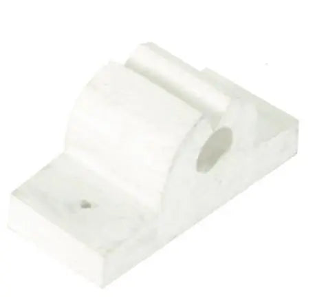 WhiteCap Ind 1' White Rubber Tool and Rod Holder (Part #3754WC)