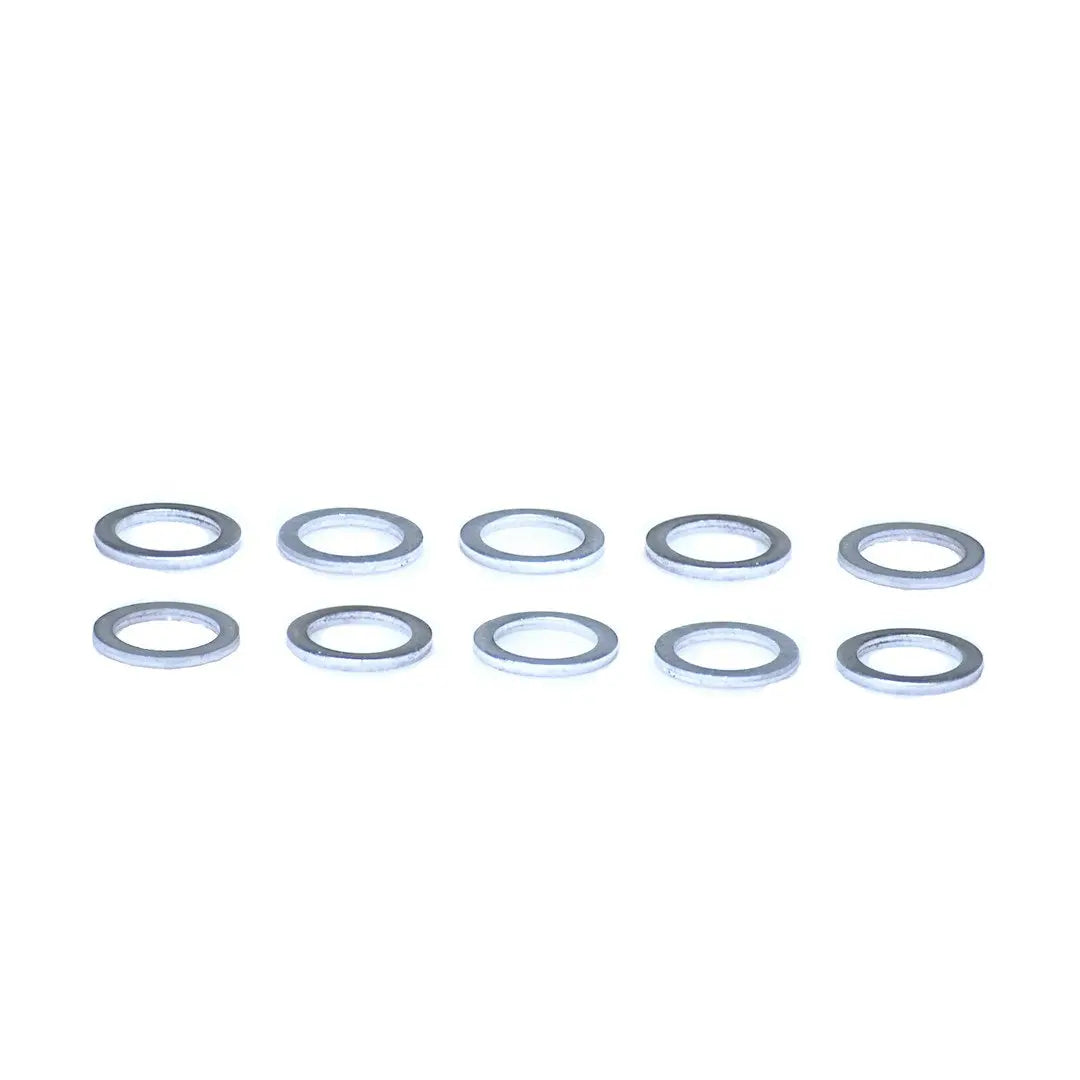 SpeedFX 3/8-Inch Aluminum Crush Washers (10 Pack) for Automotive and Mechanical Use