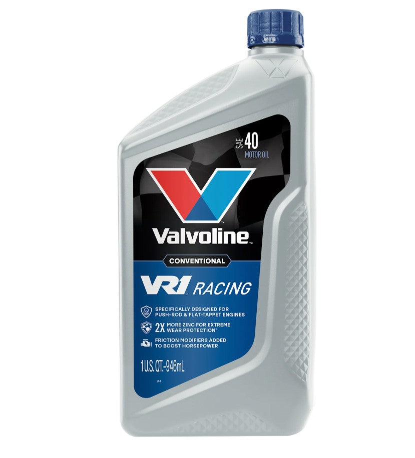 Valvoline VR1 Racing 40W Motor Oil - 6 Pack, 1 Quart Bottles