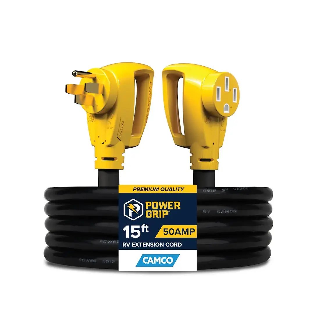 Camco 55194 50 Amp 50 Feet Power Group Cord for RV and Marine Applications by CAMCO
