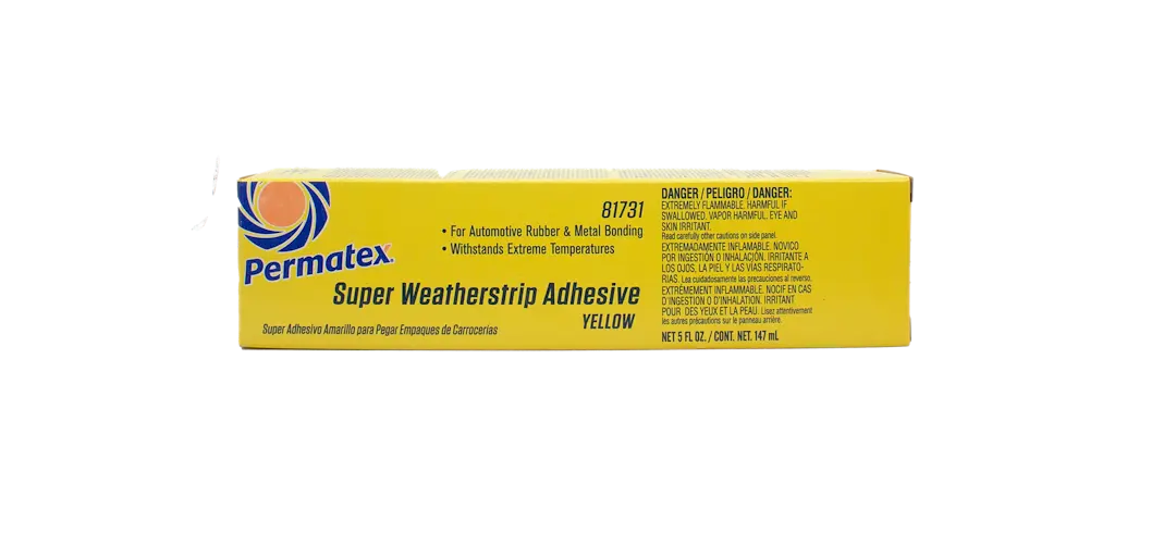 PERMTX-LOCKT Weatherstrip Adhesive 5 oz. - Model 81731 for Automotive Weatherproofing