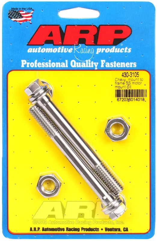 ARP Motor Mount Bolt Kit - Part Number 4303105 for Reliable Engine Mounting