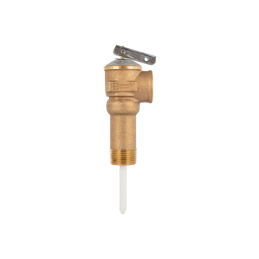 Camco T&P Valve 3/4 inch with 2.5-inch Shank, 4-inch Probe - Part Number 10493