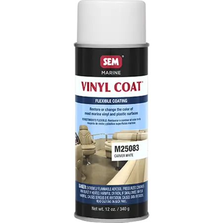 SEM Products M25083 Vinyl Coat - Carver White for Automotive Refinishing
