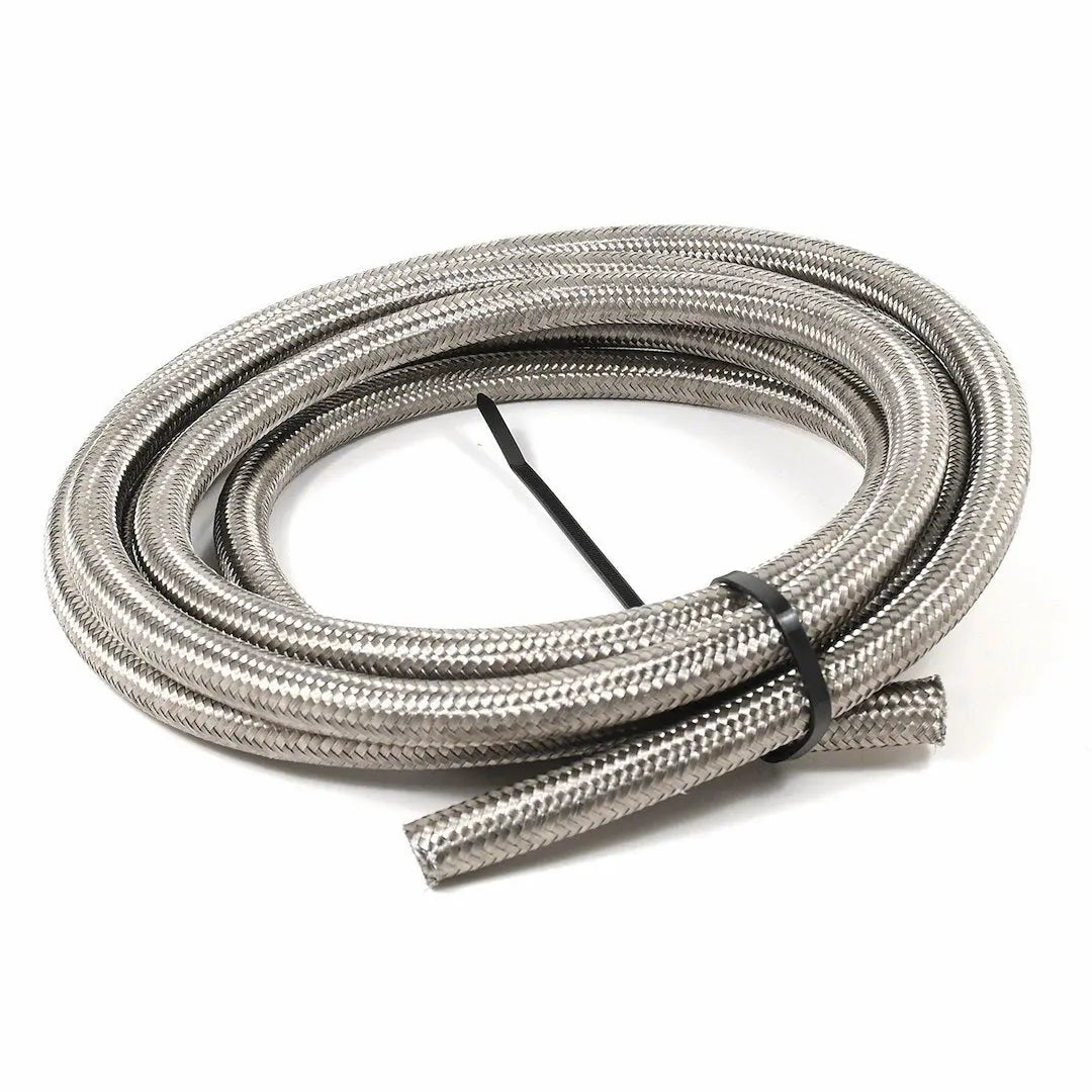SpeedFX Double Braided Stainless Steel Racing Hose -4AN x 10 feet