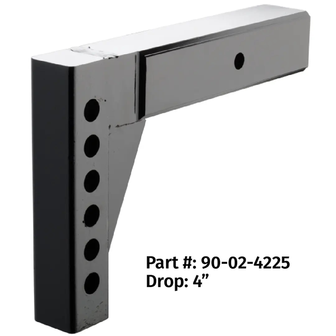 Equalizer 90024225 2-1/2' Receiver L-Shank with 4' Drop and 8' Width