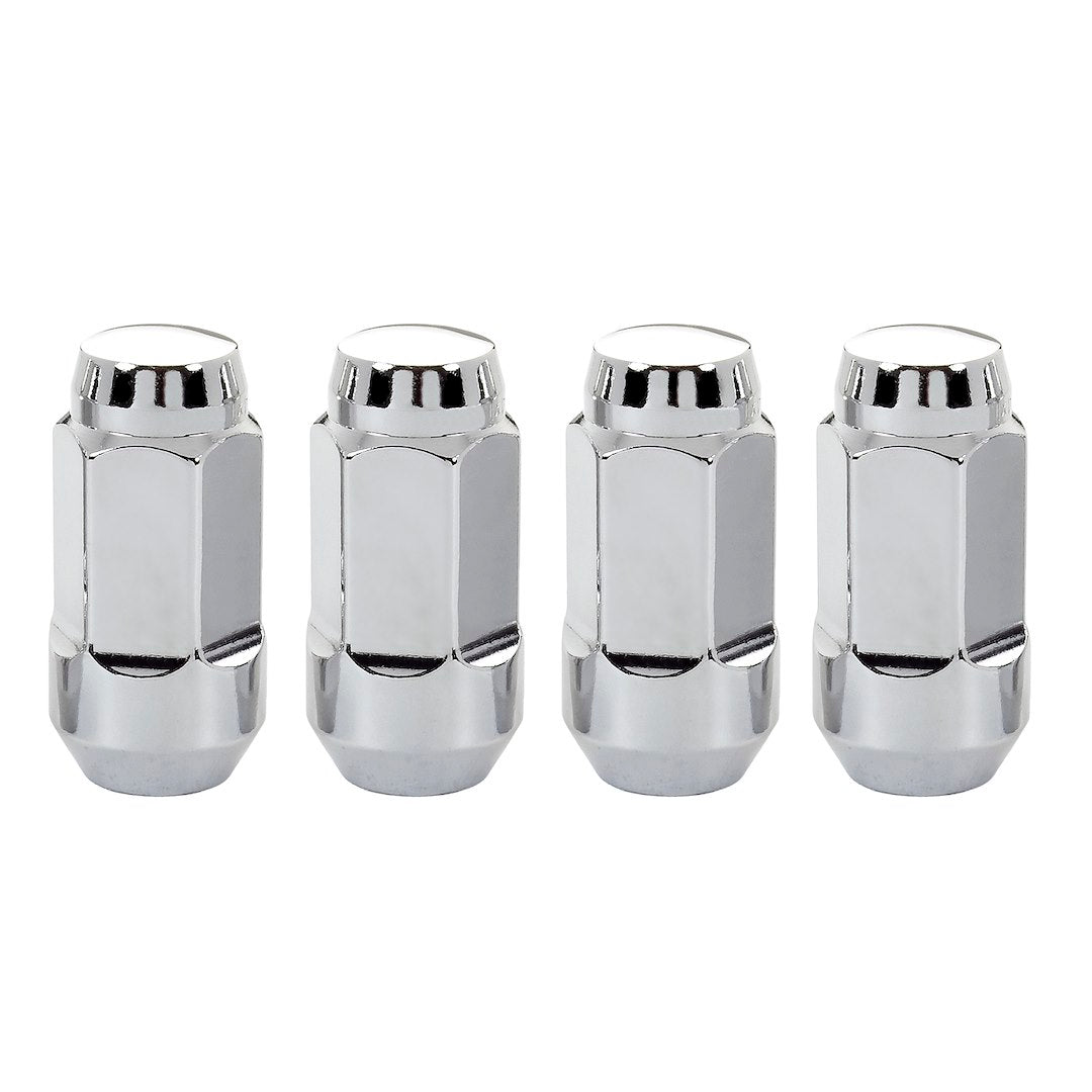 MCGARD BulgeNut 4-Pack 1/4 Inch by 1.5 Inch Chrome Locknut (Part Number 64033)