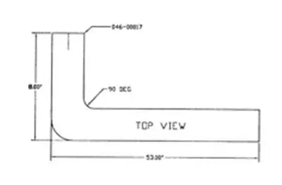 CUMMINS NW 04600563 Tailpipe – Reliable Exhaust System Part