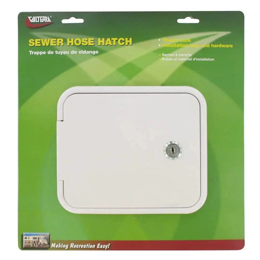 Valterra LLC D040471VP Sewer Hose Hatch - Compact, Durable RV Accessory by VALTERRA LLC
