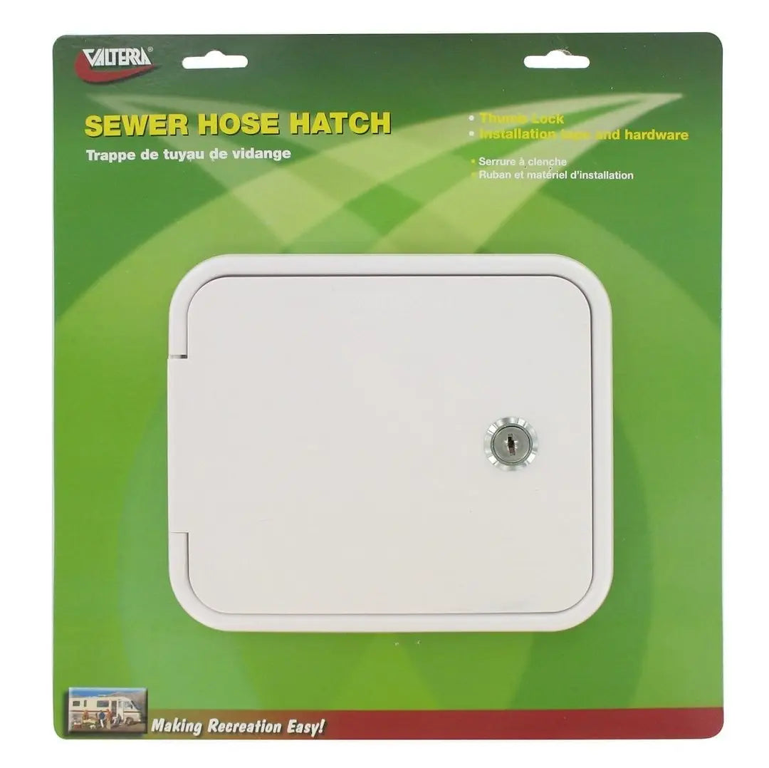 Valterra LLC D040471VP Sewer Hose Hatch - Compact, Durable RV Accessory