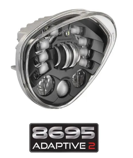 JW Speaker 8695A2-12V LED Headlight Black – High-Performance Automotive Lighting