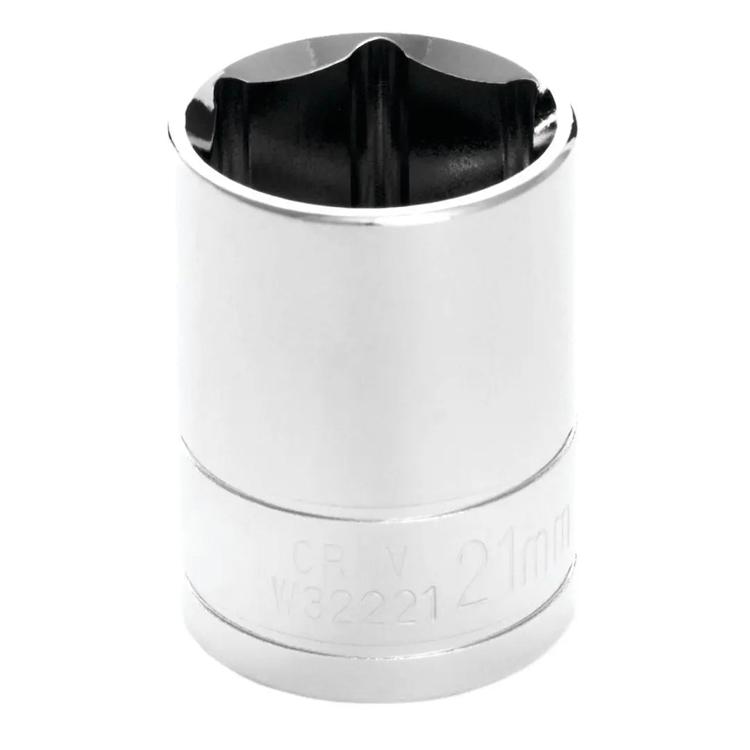 Perform Tool W32221 21mm Socket – Durable Chrome-Plated Drive Tool for Mechanics