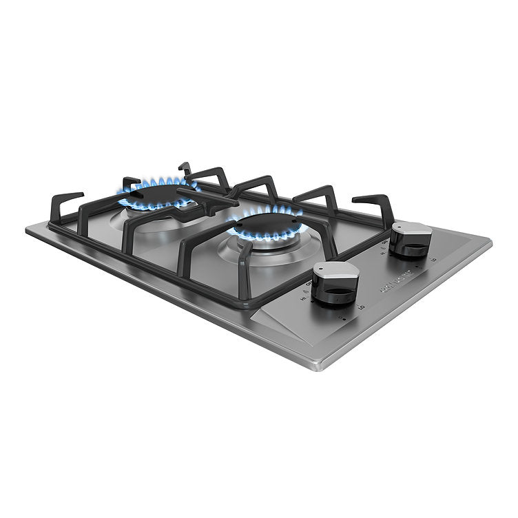 NAT.QUALITY AG200S Deluxe 2-Burner Built-In Gas Cooktop