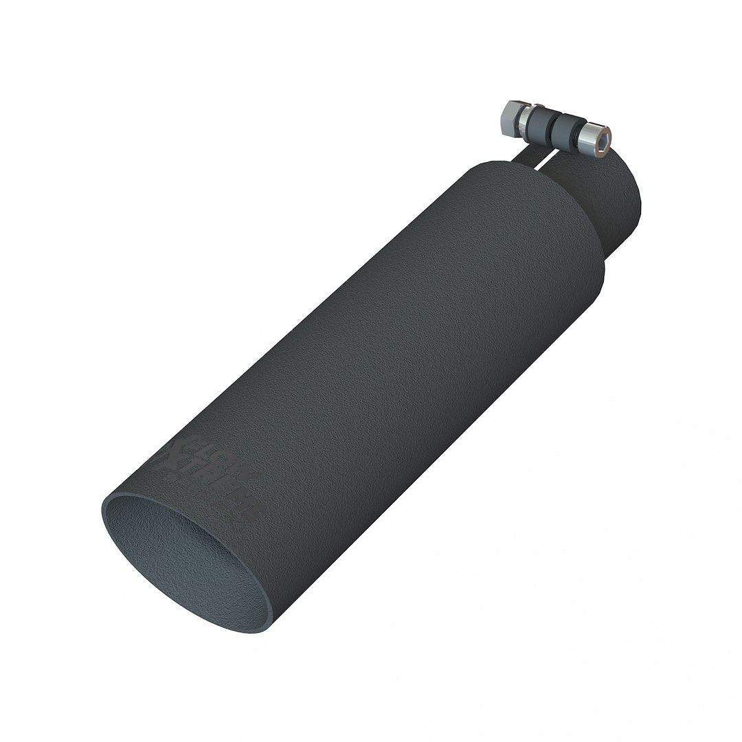 SpeedFX Exhaust Tip Black 2.5 Inch Inlet 3.5 Inch Outlet 13 Feet Length