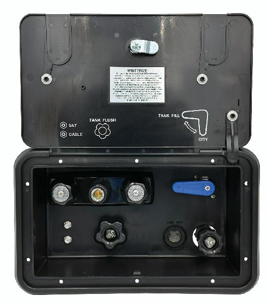 B&B Molders 94404 Black PEX Quick-Connect Dock Station