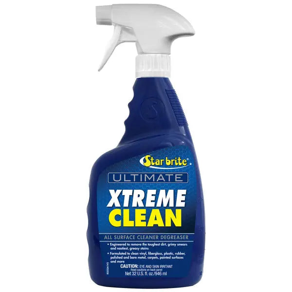 Star Brite Ultimate Xtreme Clean 32 oz Spray - Heavy Duty Cleaner for Marine & Outdoor Surfaces