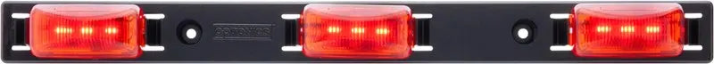 Optronics MCL93RBP 3-Piece LED Light Bar Set in Red