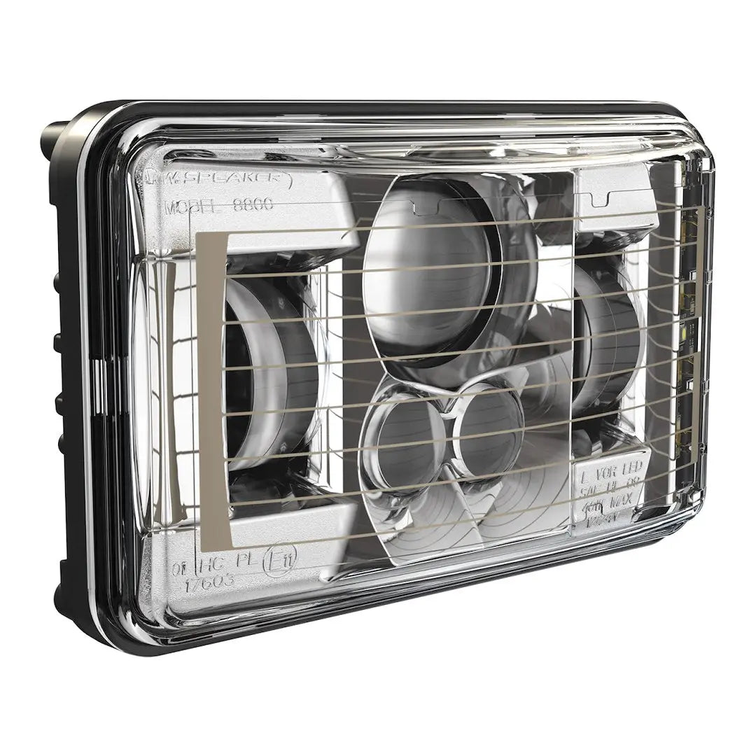 JW Speaker LED Headlight Heated 4x6 8800 EVO II – Reliable and Bright Illumination