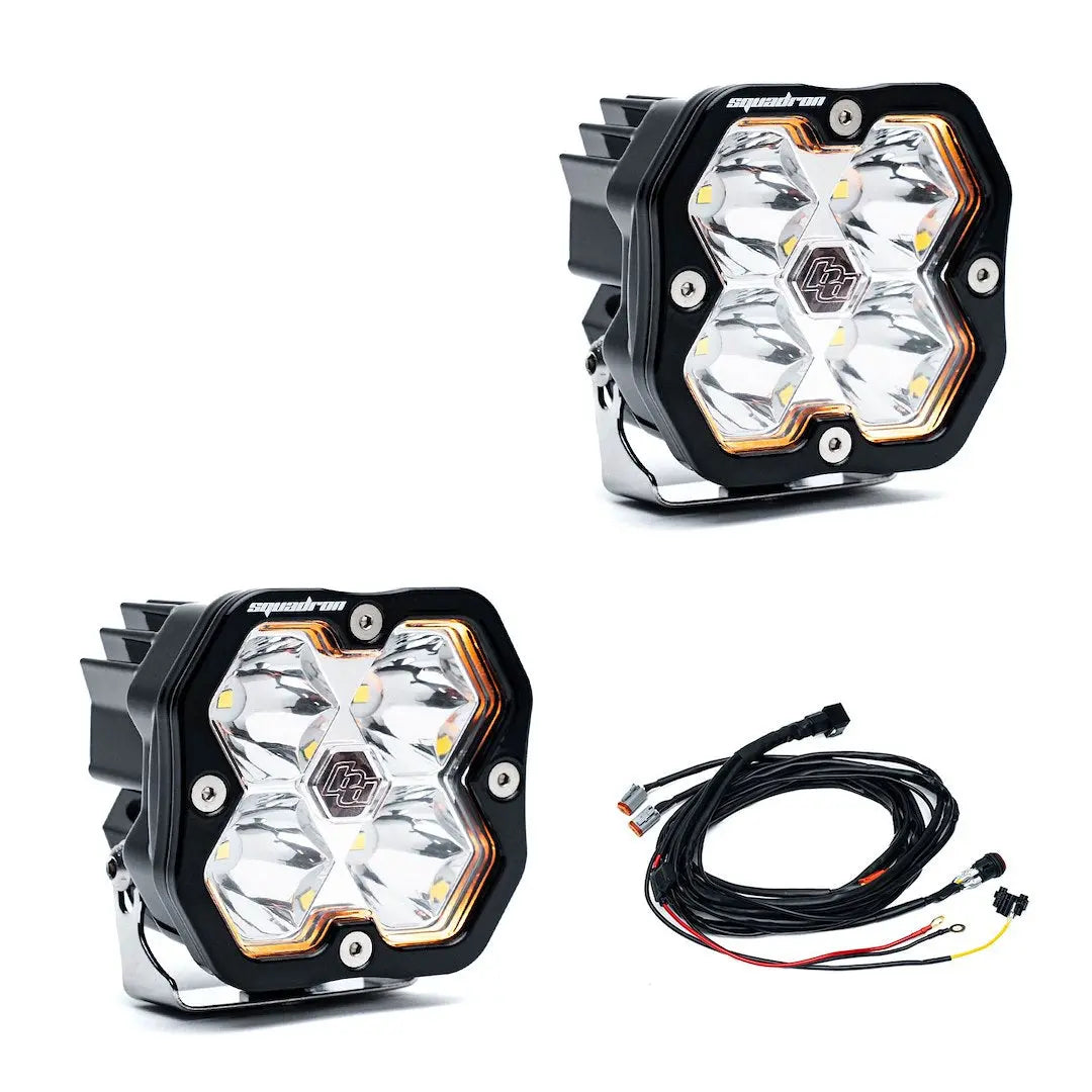 Baja Designs Squadron 2.0 Sport Pair LED Spotlights - Part #5578012