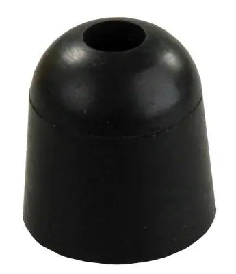 JR Products 1' Rubber Bumper Black – Durable Rubber Bumper for RV and Marine Applications