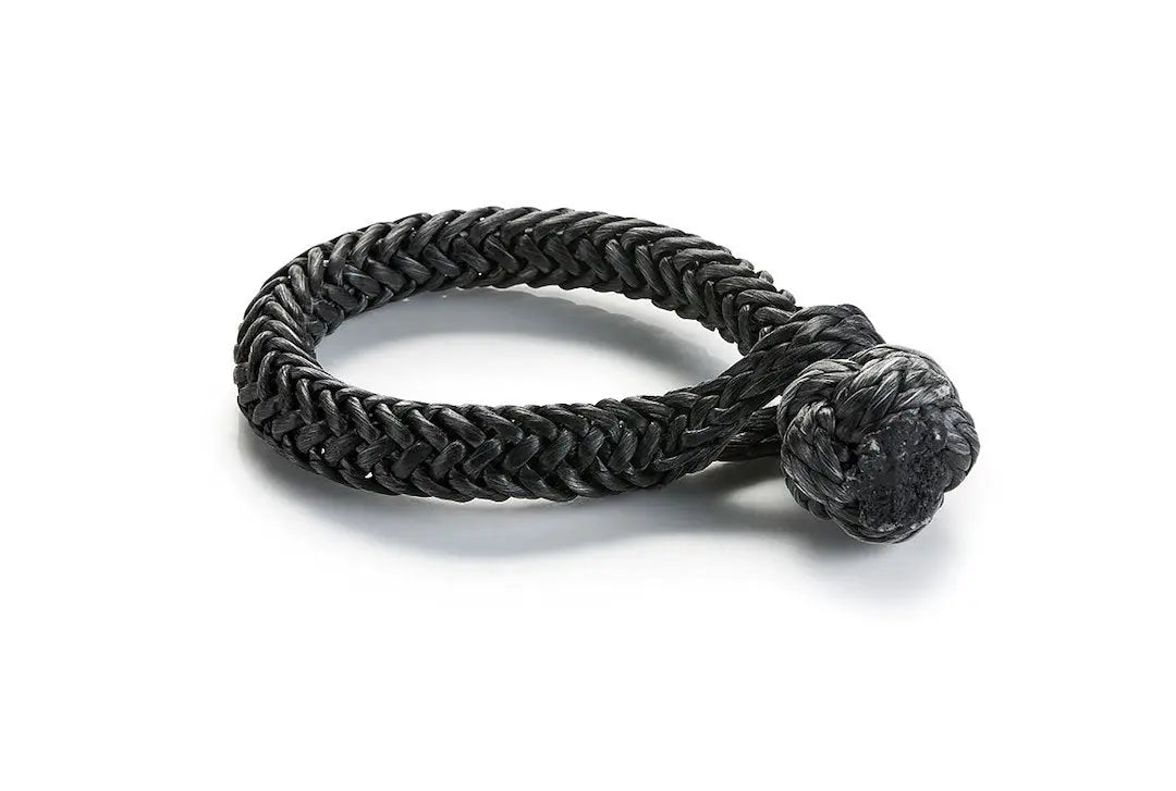 WARN Industries 102556 Soft Shackle - 3/8 inch</br>Heavy-Duty Synthetic Rope Recovery Shackle for Off-Road and Marine Use