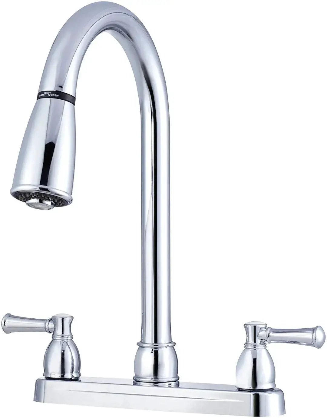 DURA FAUCET DFPK350LCP Non-Metallic Dual Lever by DURA FAUCET