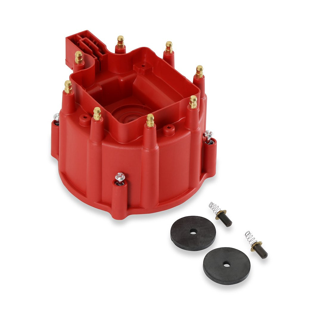 MSD Co. GM HEI Distributor Cap - Red (Part #8411)
