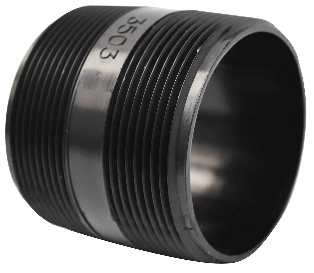 Valterra LLC T3503 ABS Nipple 3' x 3' Threaded Fitting for Plumbing Applications