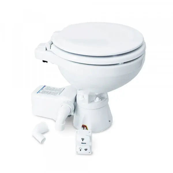 Albin 0703010 Silent Electric Compact 12V Toilet for Marine and RV Use