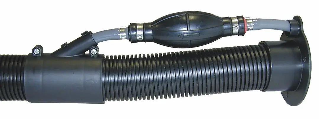 T-H Marine 2' Black Rigging Flange with Fuel Hose – RFFHP1DP