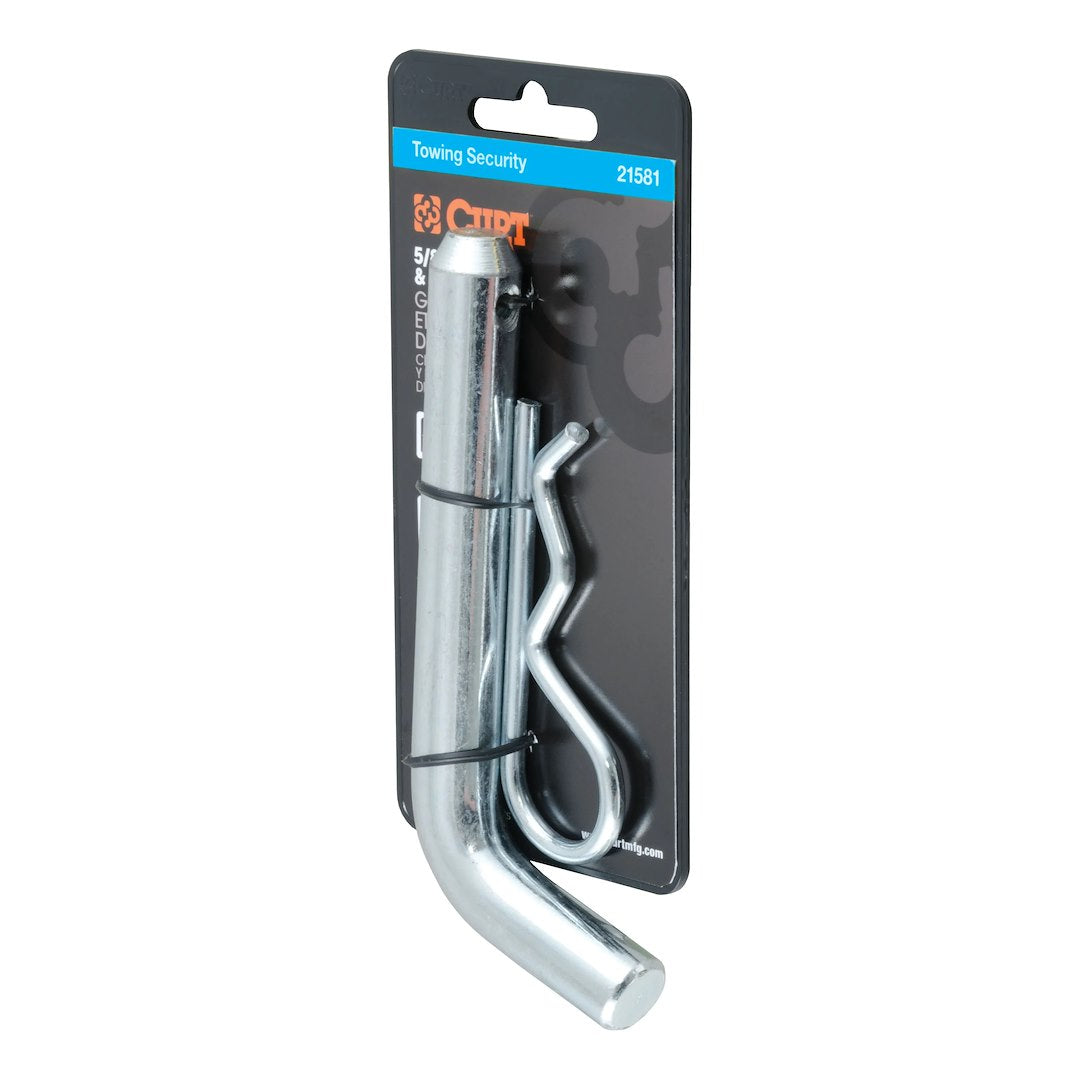 CURT Manufacturing 21581 Hitch Pin and Clip for Secure Trailer Connections