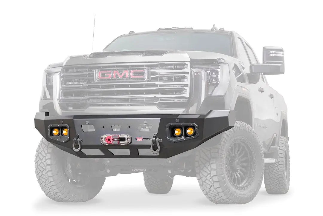 WARN Industries Ascent HD Bumper for GMC 2500/3500 with Outboard Mounts - Part #111073