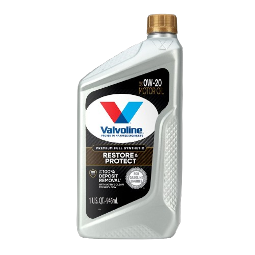 Valvoline Restore & Protect Full Synthetic 0W-20 Motor Oil, 6 Quarts