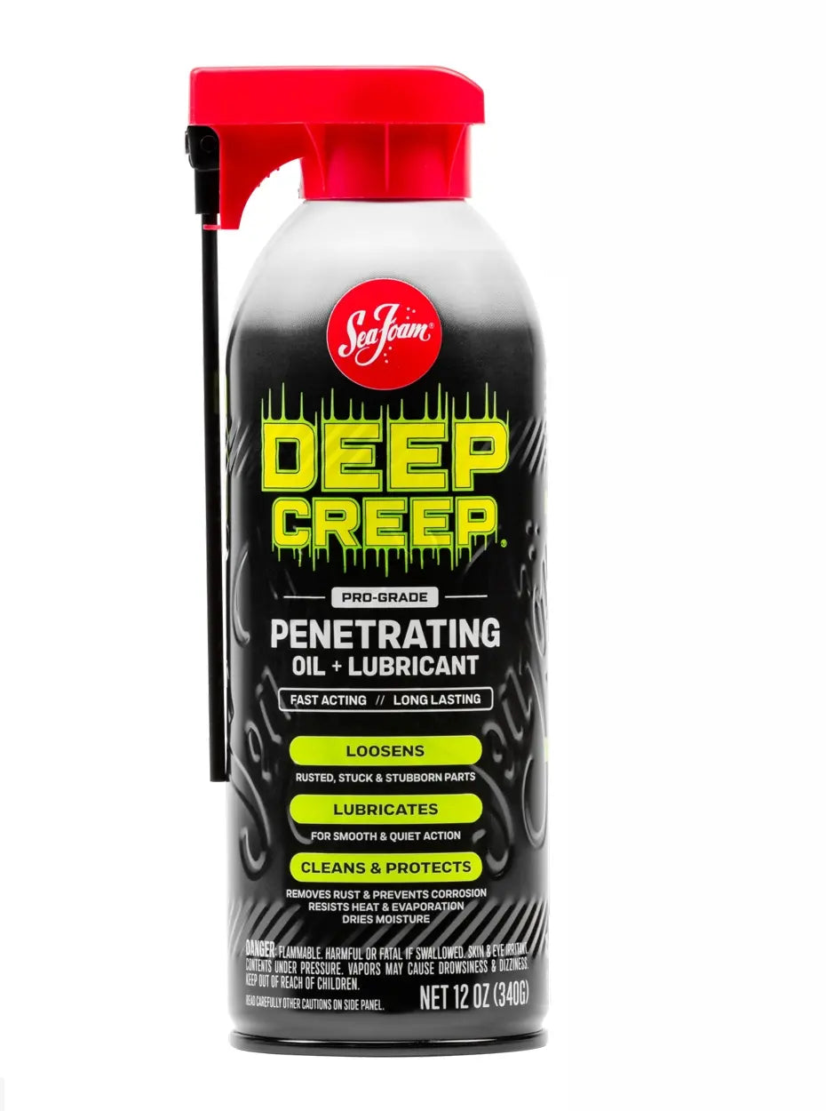 Seafoam Deep Creep 12 oz — Multi-Purpose Penetrating Oil for Automotive and Mechanical Maintenance